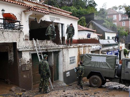 葡萄牙馬德拉島遭強暴風雨襲擊38人死亡
